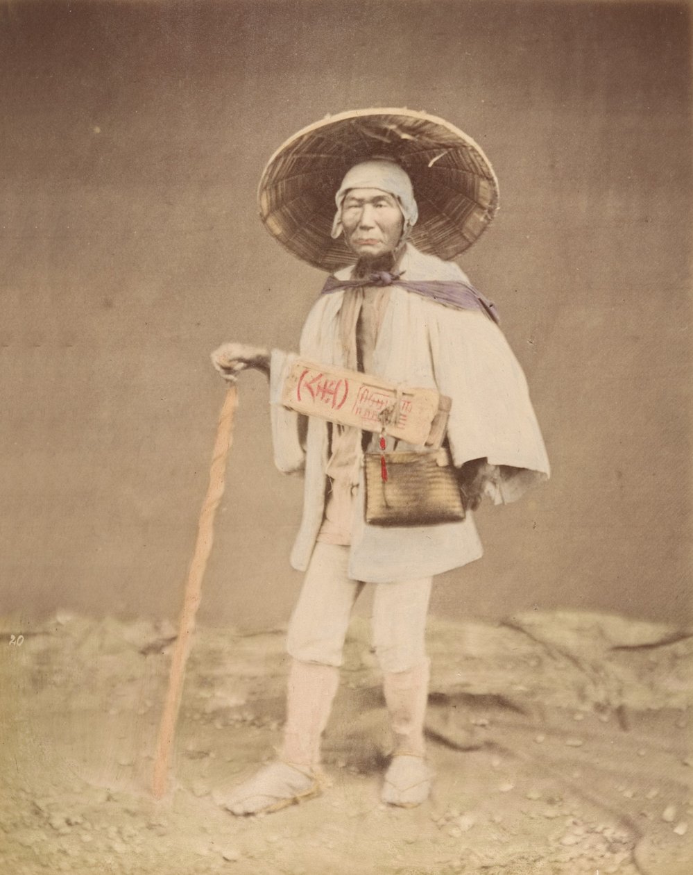 メンディカント巡礼者、1870年代。 作： 不明