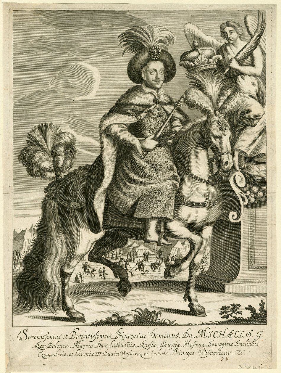 Michal Korybut Wisniowiecki 1640-1673、ポーランド国王、リトアニア大公、c。 1670 作： 不明