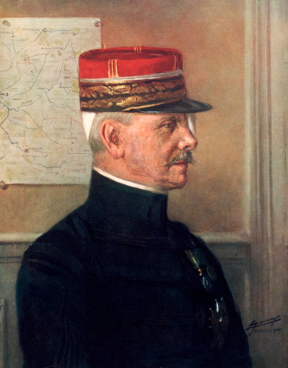 ミシェルジョセフモーノリー、1926年フランス第一次世界大戦将軍 作： 不明
