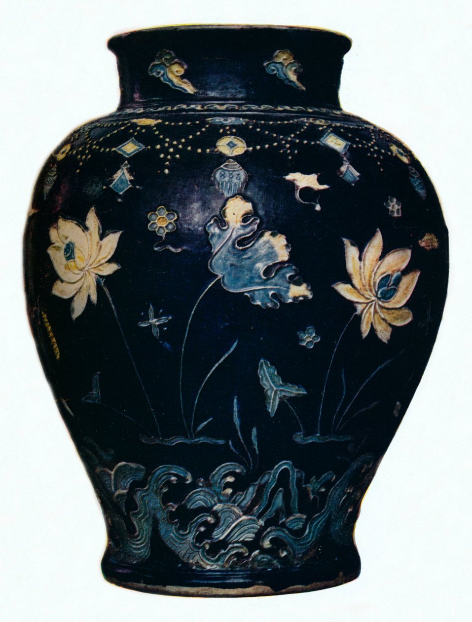 明王朝、法華花瓶、15世紀 作： 不明