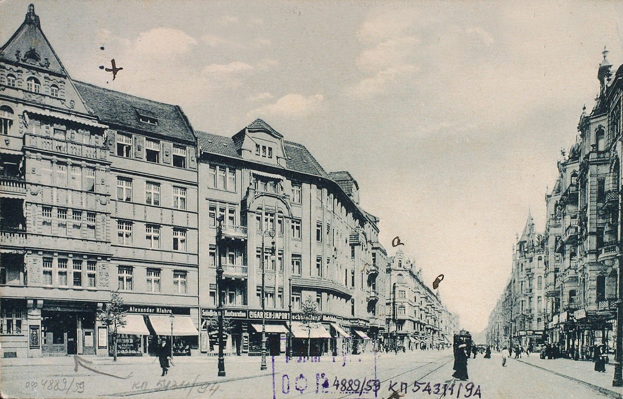 Motzstrasse、ベルリン、ドイツ、1910年代 作： 不明