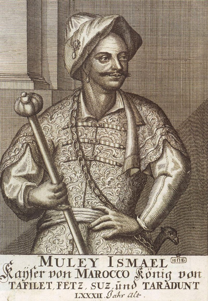 ムーレイイスマエルイブンシャリフ、モロッコ国王、1726年 作： 不明