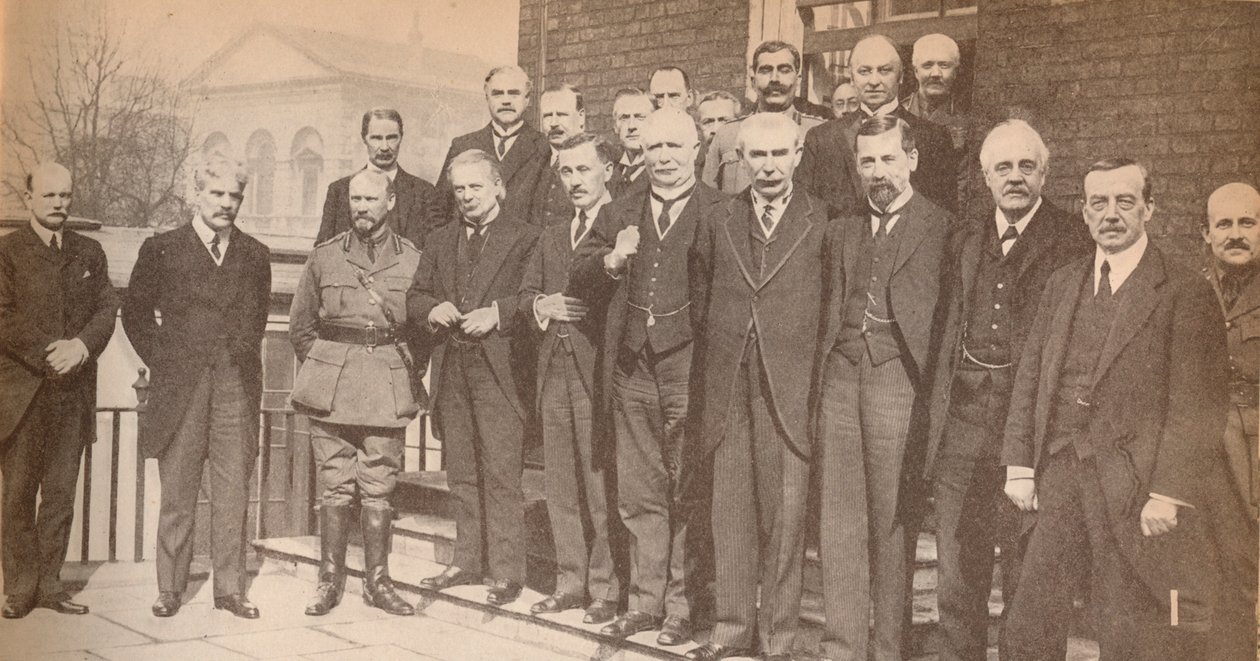 1917年、c1917年、1935年のロイドジョージ首相と彼の同僚の何人か 作： 不明