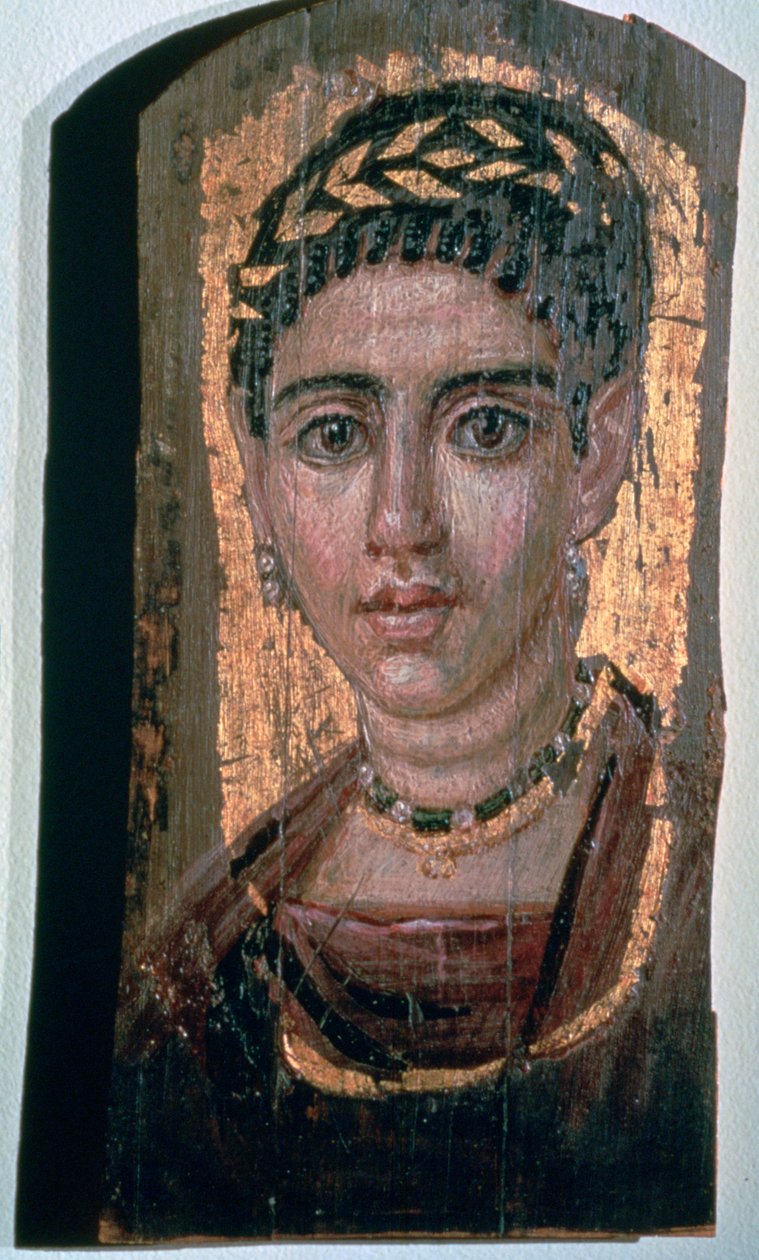 エジプトの女性のミイラの肖像画、1〜3世紀 作： 不明