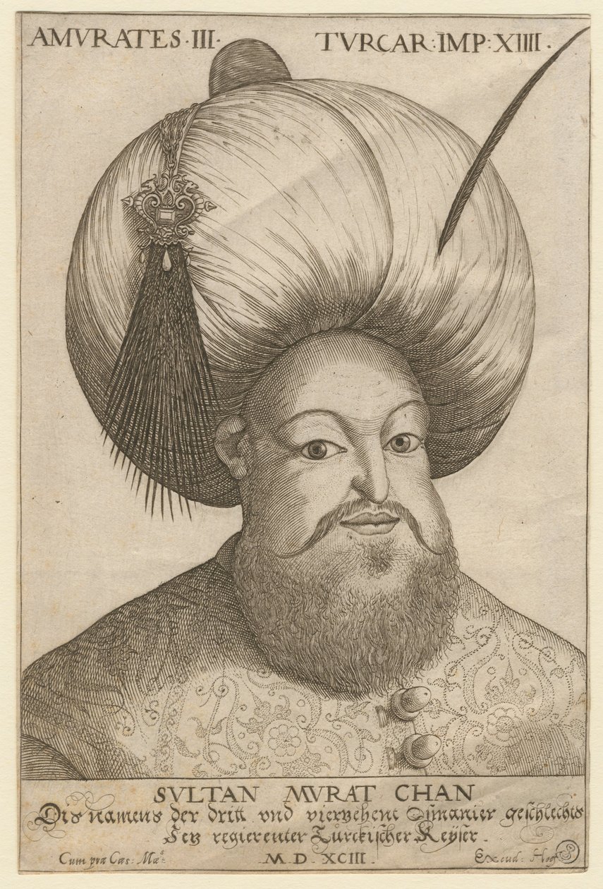 Murad III 1546-1595、オスマン帝国のスルタン、1593 作： 不明