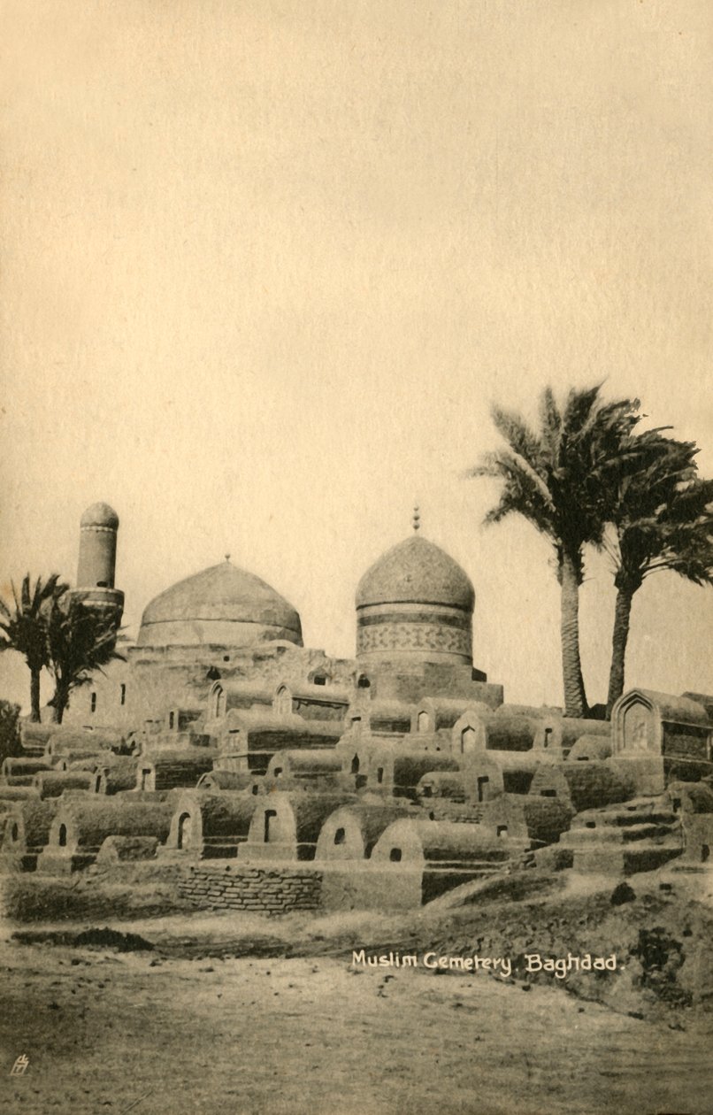 イスラム教徒の墓地、バグダッド、c1918-c1939。 作： 不明