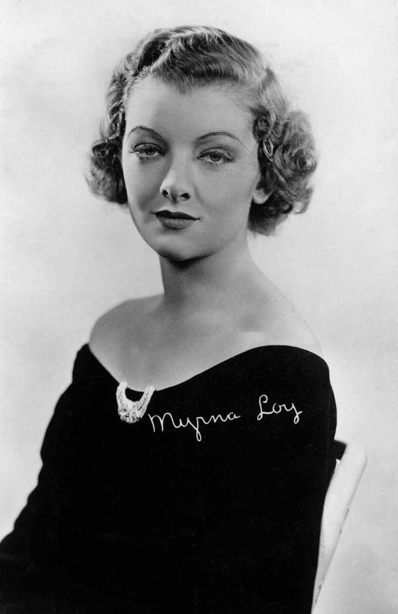 マーナロイ1905〜1993年、アメリカの女優、20世紀 作： 不明
