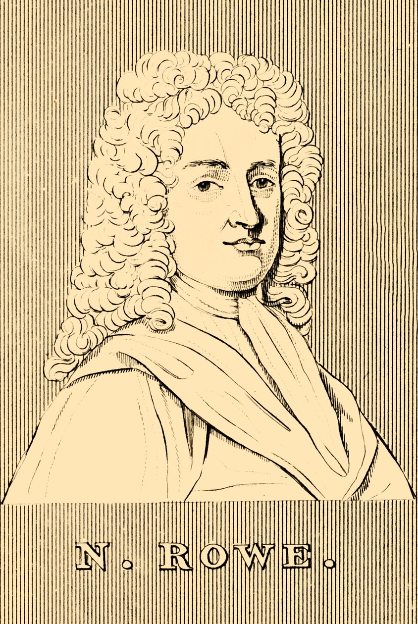 N. Rowe、1674-1718、1830。 作： 不明