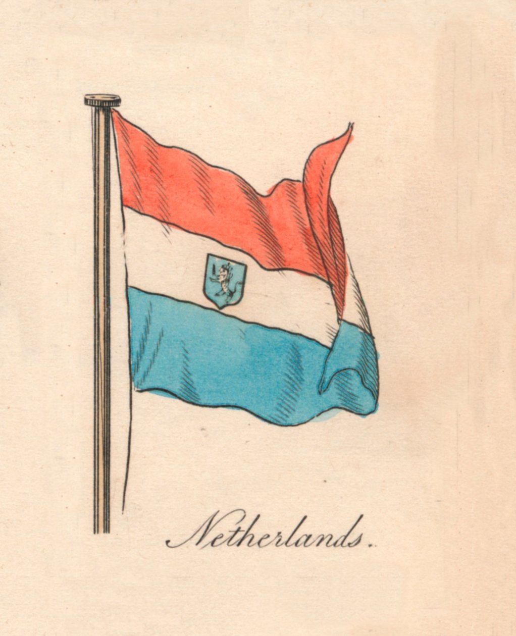オランダ、1838 作： 不明