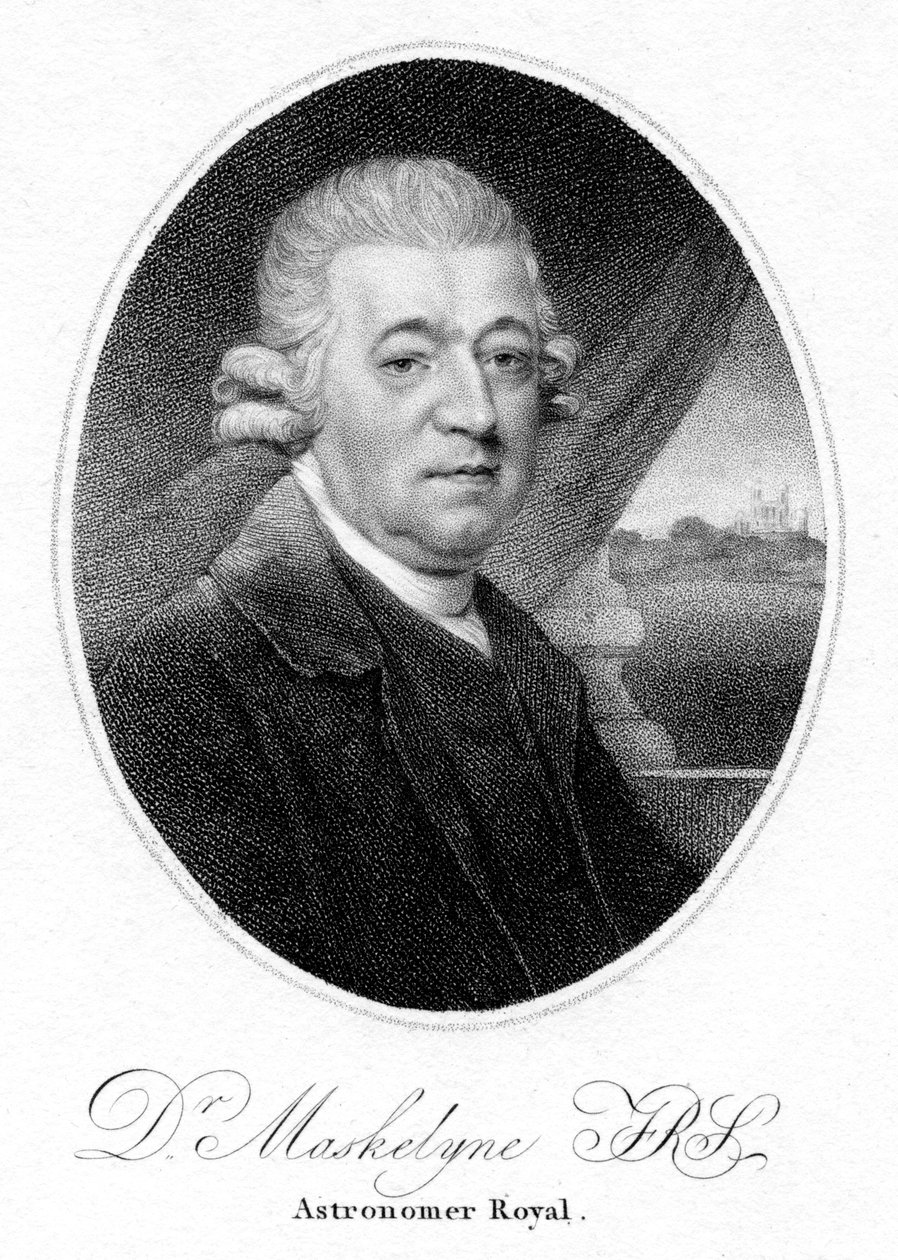 Nevil Maskelyne、イギリスの天文学者、1804 作： 不明