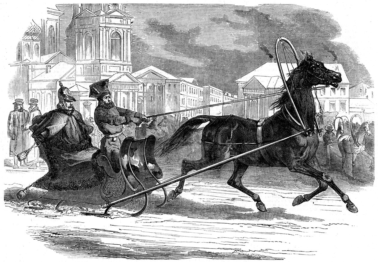 ニコラス1世1796-1855、ロシア皇帝、ドロシーの中で、サンクトペテルブルク、1853年 作： 不明