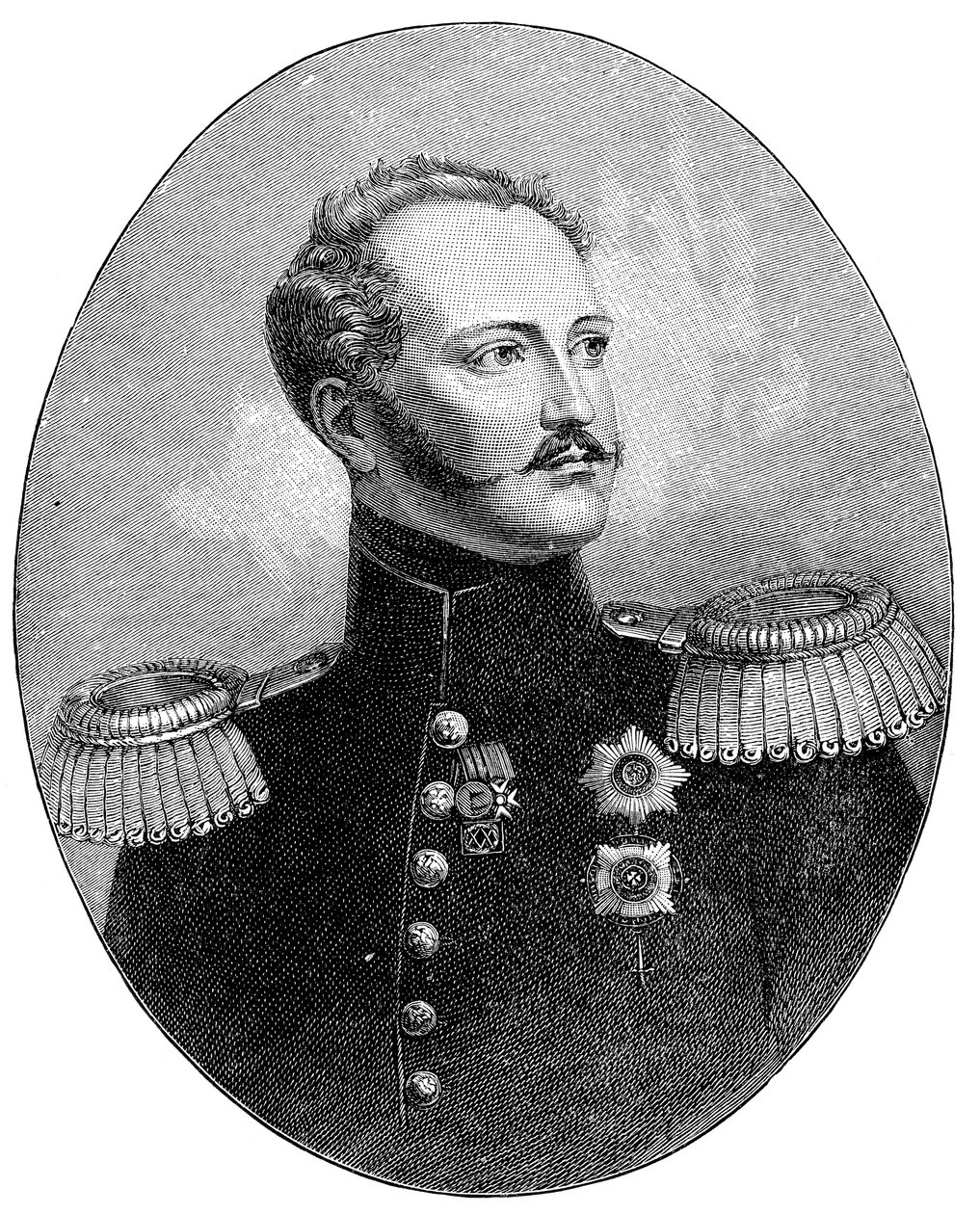 ニコラス1世1796-1855、ロシアの皇帝の軍服 作： 不明
