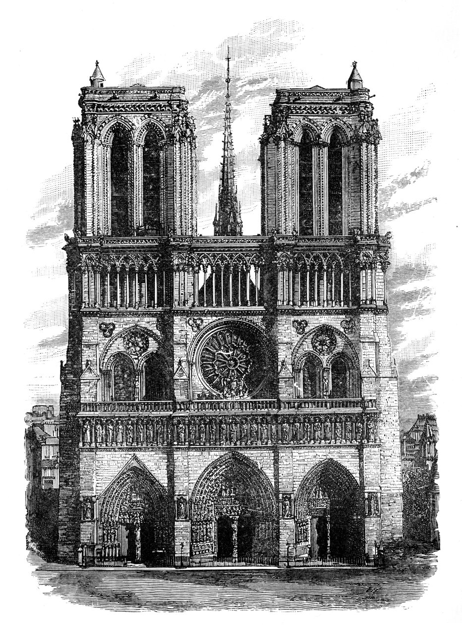 ノートルダム、パリ、c1888 作： 不明