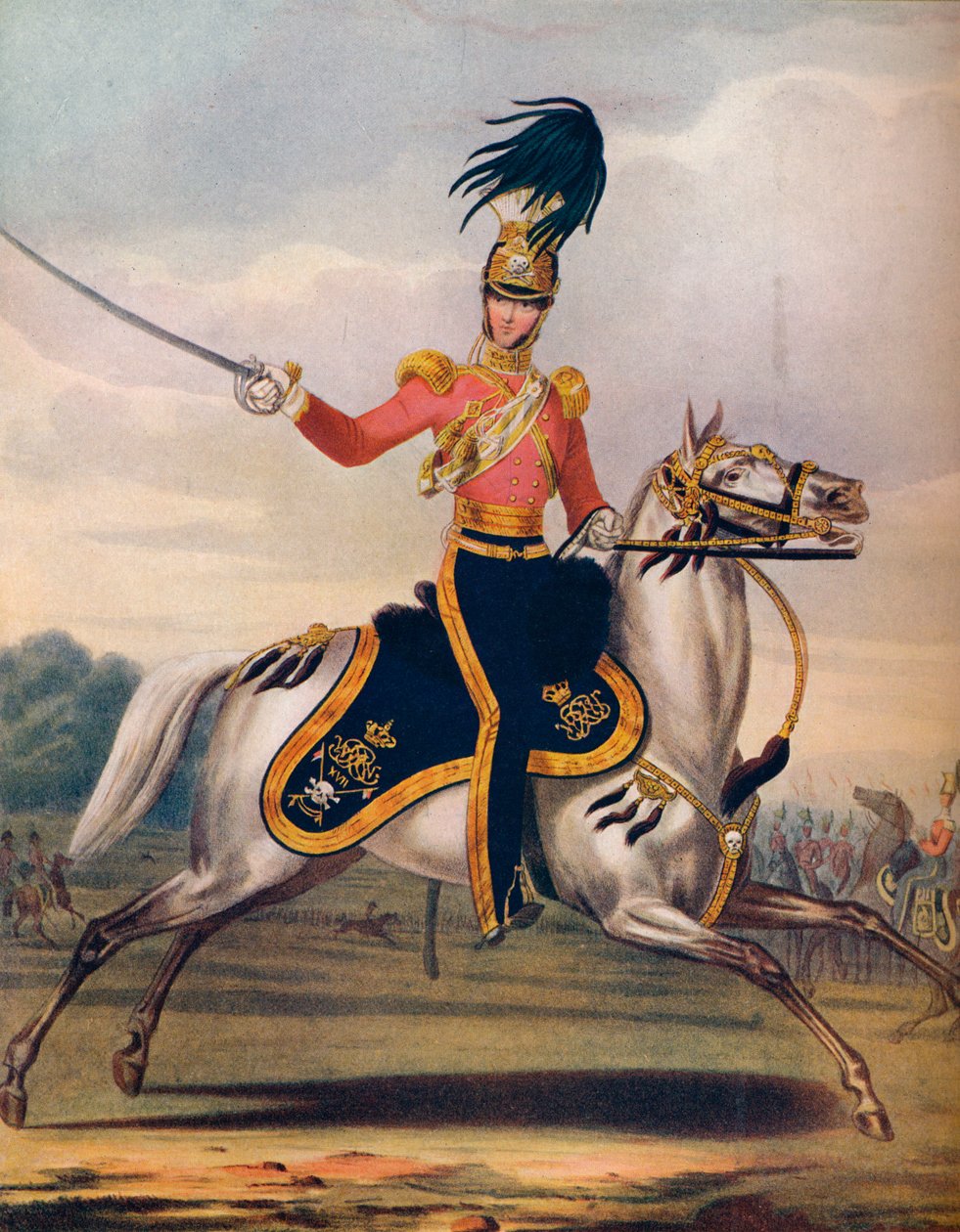 第17ランサーの役員、c1833。 1914 作： 不明