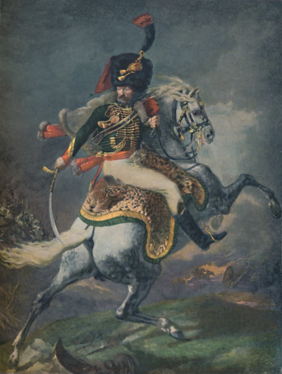 Mounted Chasseurs Chargingの役員。インペリアルガード、c1812、1896年。 作： 不明