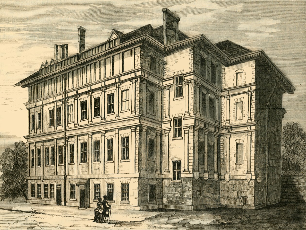 Old Craven House、1800、1881。 作： 不明