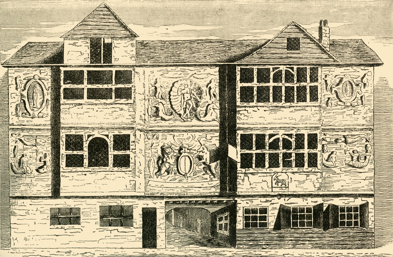 旧バンクサイドの住宅、c1878。 作： 不明