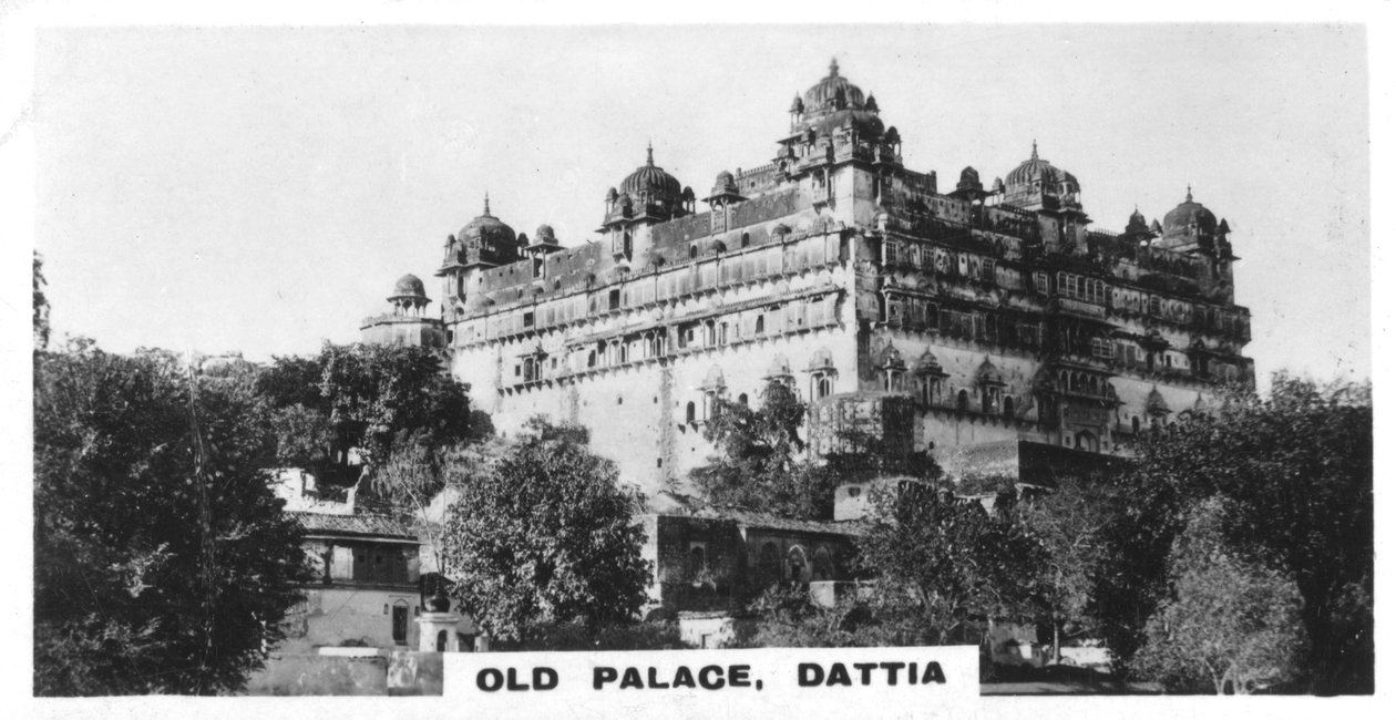 60年前のインドDari 旧宮殿、ダティア、インド、c1925
