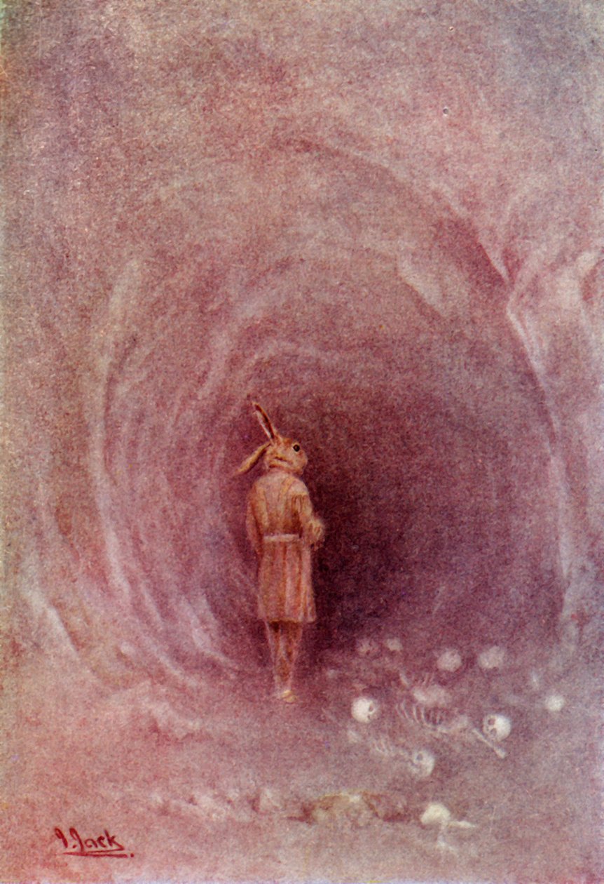 「もう一度ウサギが男に変装して入ってきた」、1914年。 作： 不明