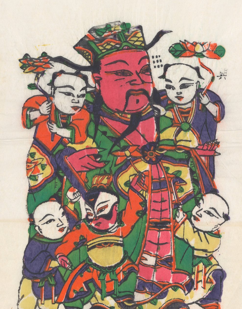 新年の絵・年賀状の絵など木版画135点 19～20世紀 作： 不明