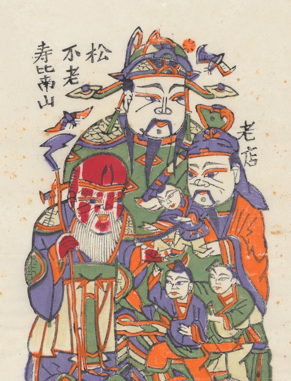 年賀絵を含む135点の木版画、19～20世紀。 作： 不明