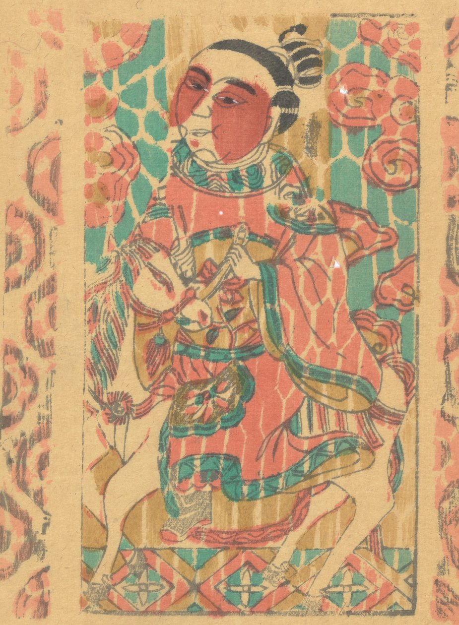 年賀絵を含む135点の木版画、19～20世紀。 作： 不明