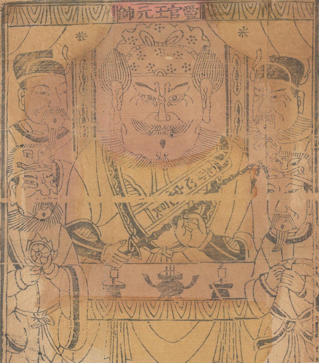 年賀絵を含む135点の木版画、19～20世紀。 作： 不明