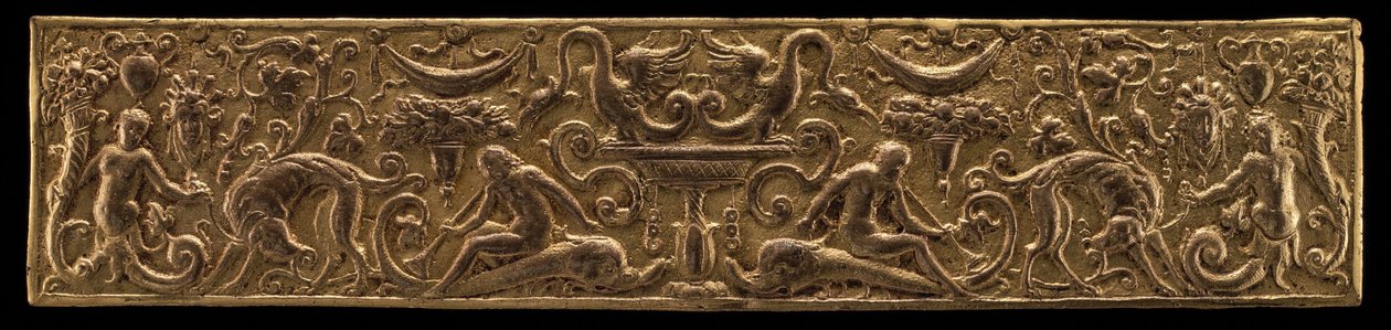 2 つの装飾用フリーズのうちの 1 つ、16 世紀。 作： 不明