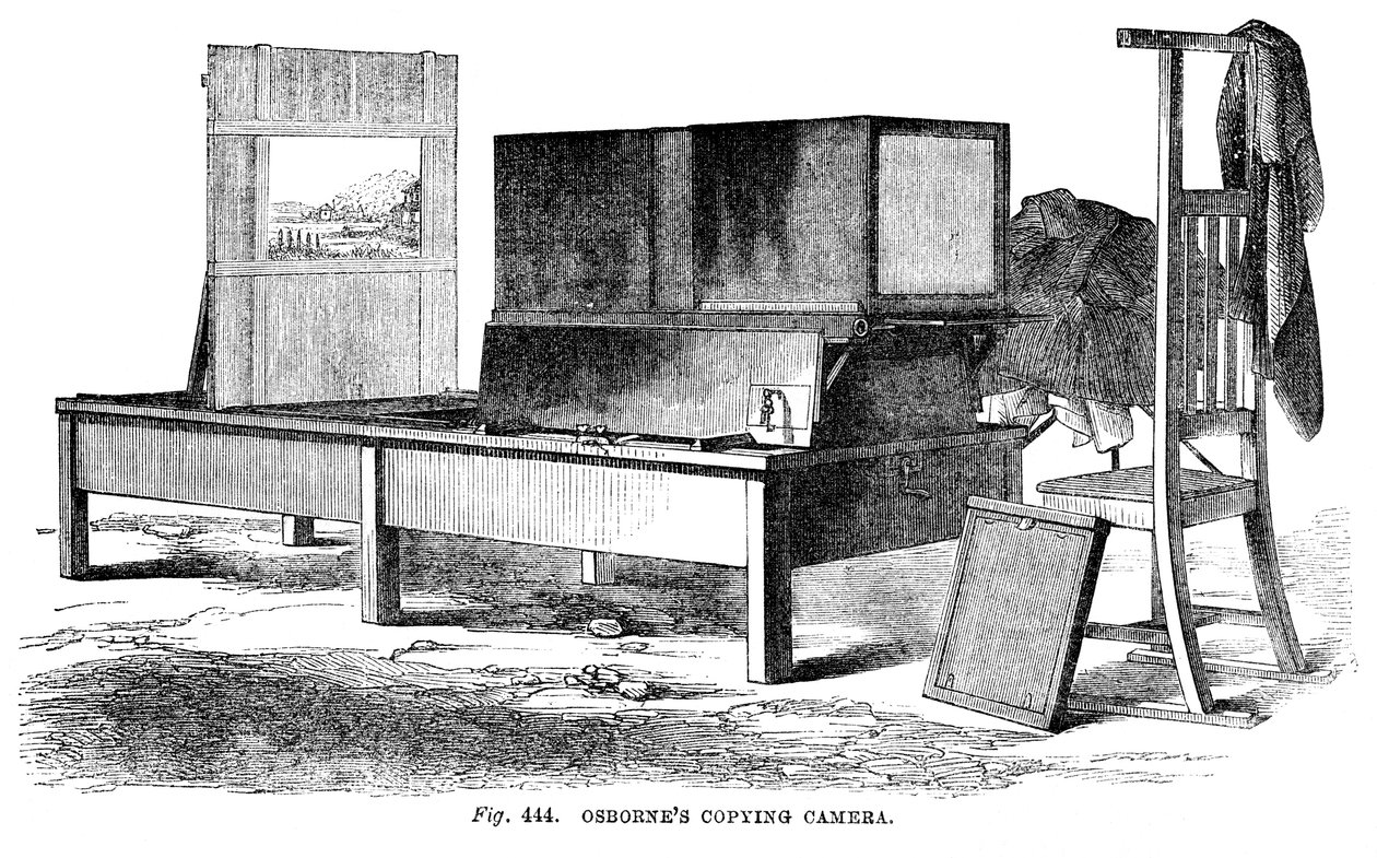 Osbornes複写カメラ、1866 作： 不明