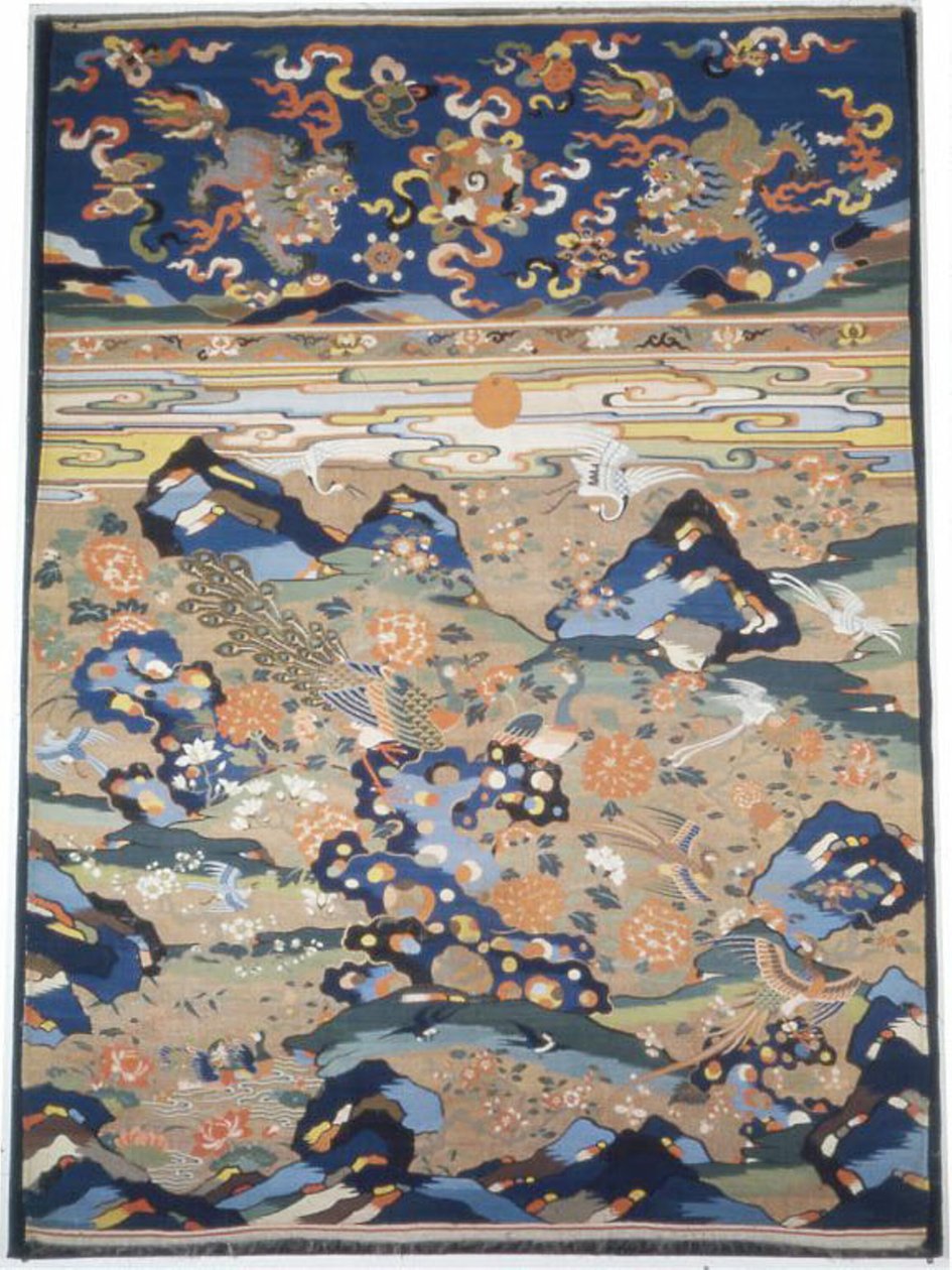 パネル家具用ファブリック、中国、明朝後期 1368-1644 清朝 1644-1911... 作： 不明