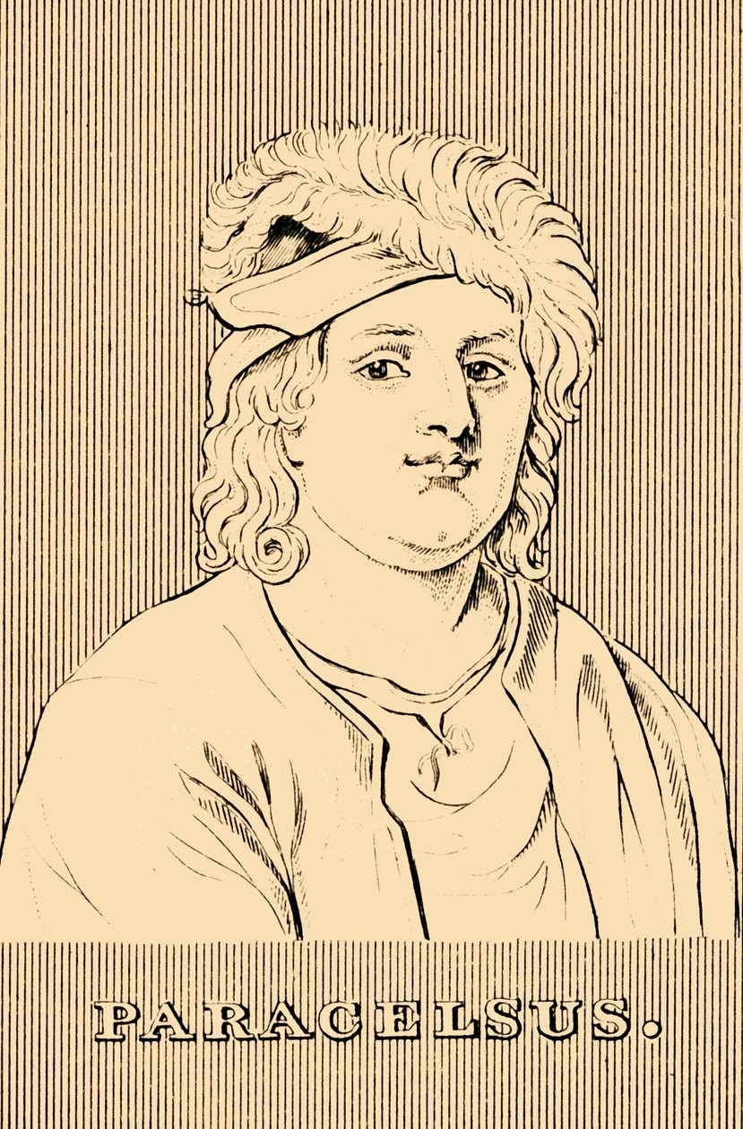 パラケルスス、1493-1541、1830。 作： 不明