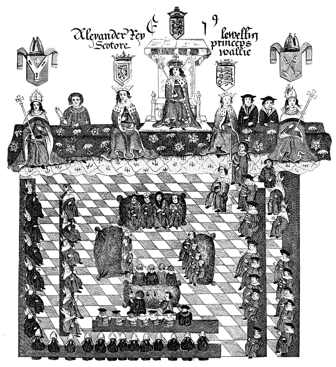 エドワード1世議会、13世紀、c1905 作： 不明