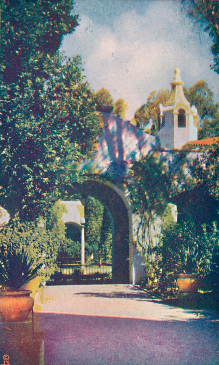 写真の宮殿のパティオ。c1935 作： 不明