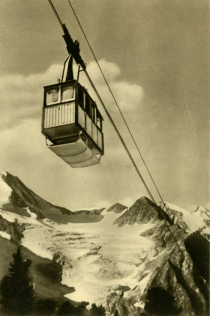 Patscherkofelbahn、インスブルック、チロル、オーストリア、c1935。 作： 不明
