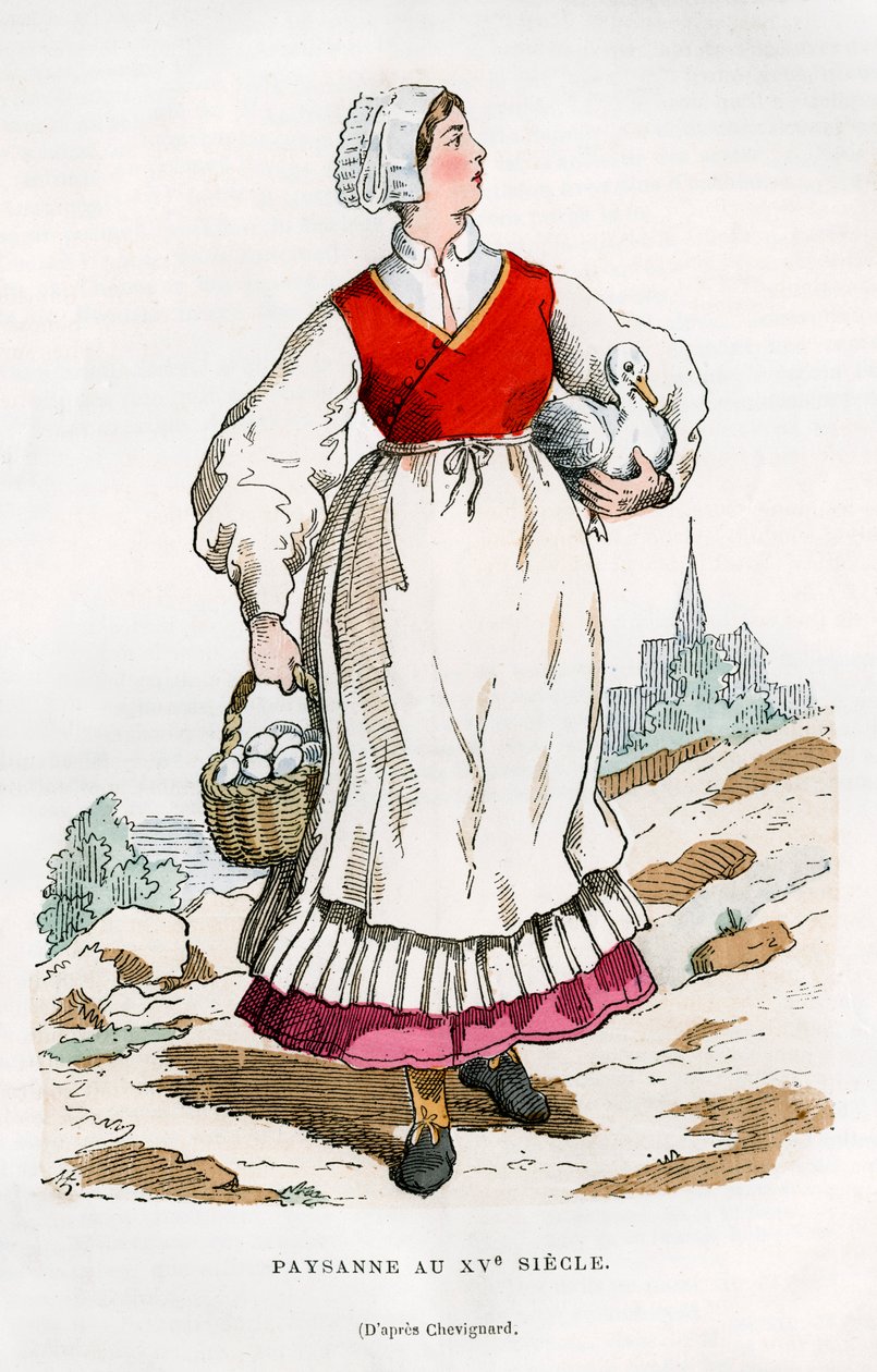 農民の女性、15世紀1882-1884 | 不明