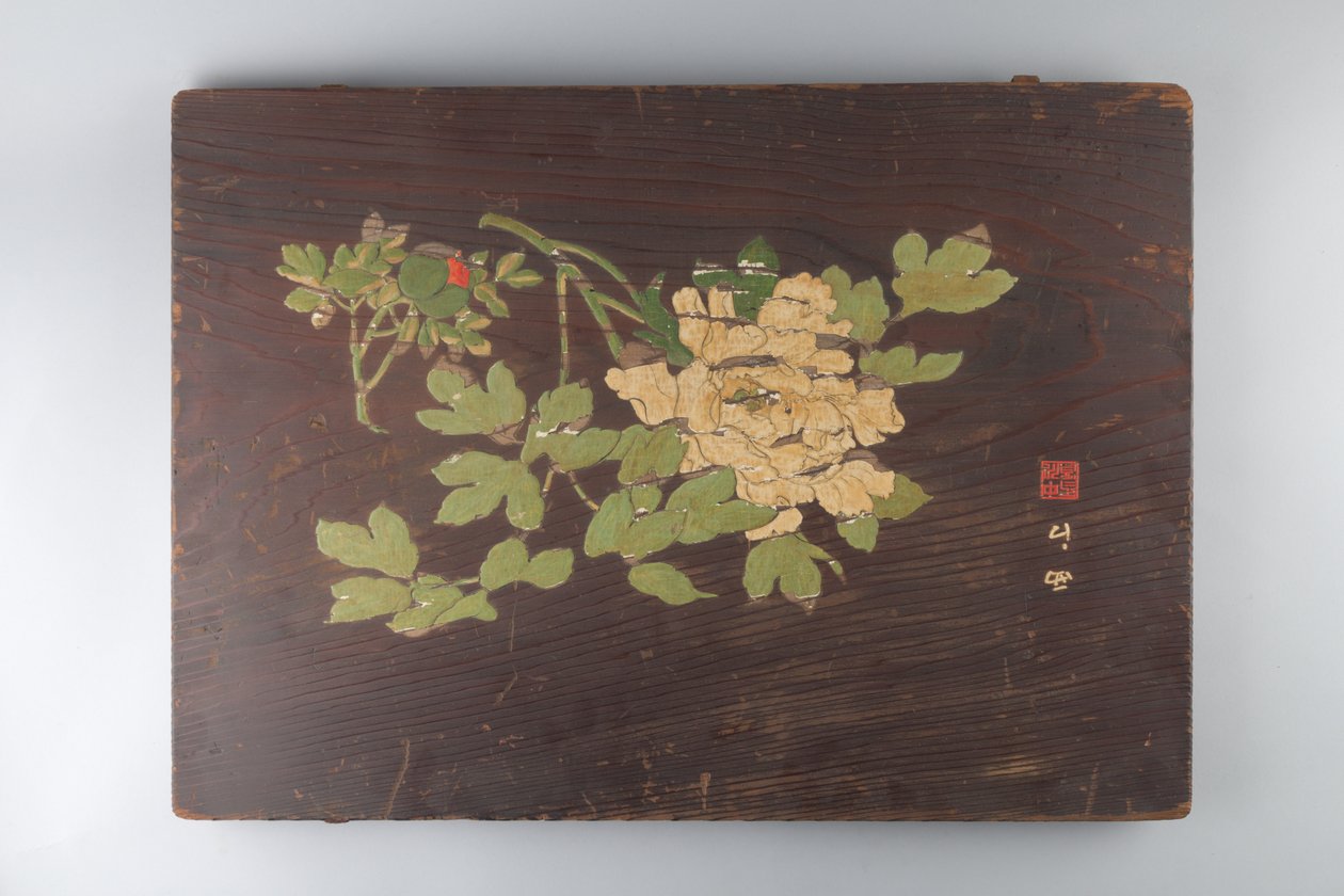 牡丹、19世紀。 作： 不明