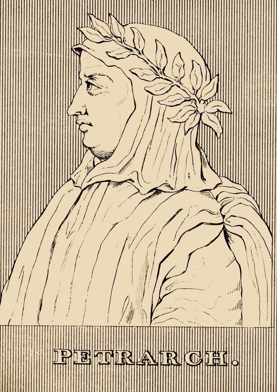 Petrarch、1304-1374、1830。 作： 不明