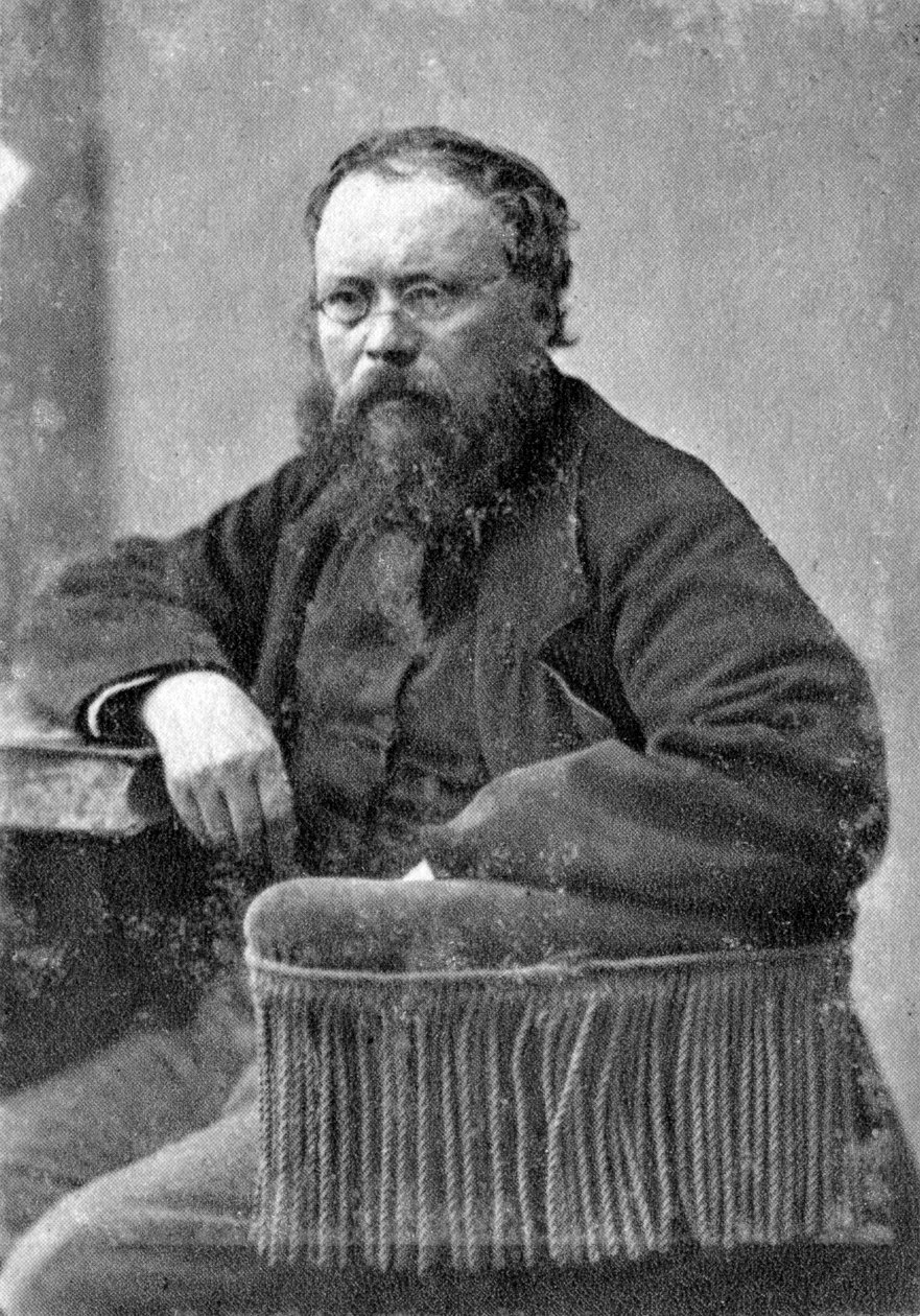 ピエールジョセフプルードン、フランスの多元主義政治哲学者、c1845-1868 作： 不明