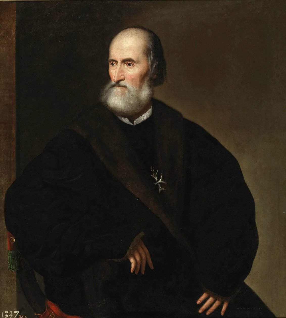 ピエトロ・ベンボ、ホスピタリテア騎士団長（1537年頃）。 作： 不明