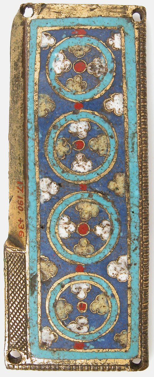 Reliquary Shrine のプラーク、ドイツ語または南ネーデルランド語、ca. 1175-1200。 作： 不明