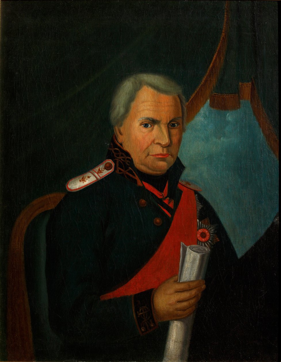 Alexander Semyonovich Shishkov 1754-1841、1820年代の肖像 作： 不明