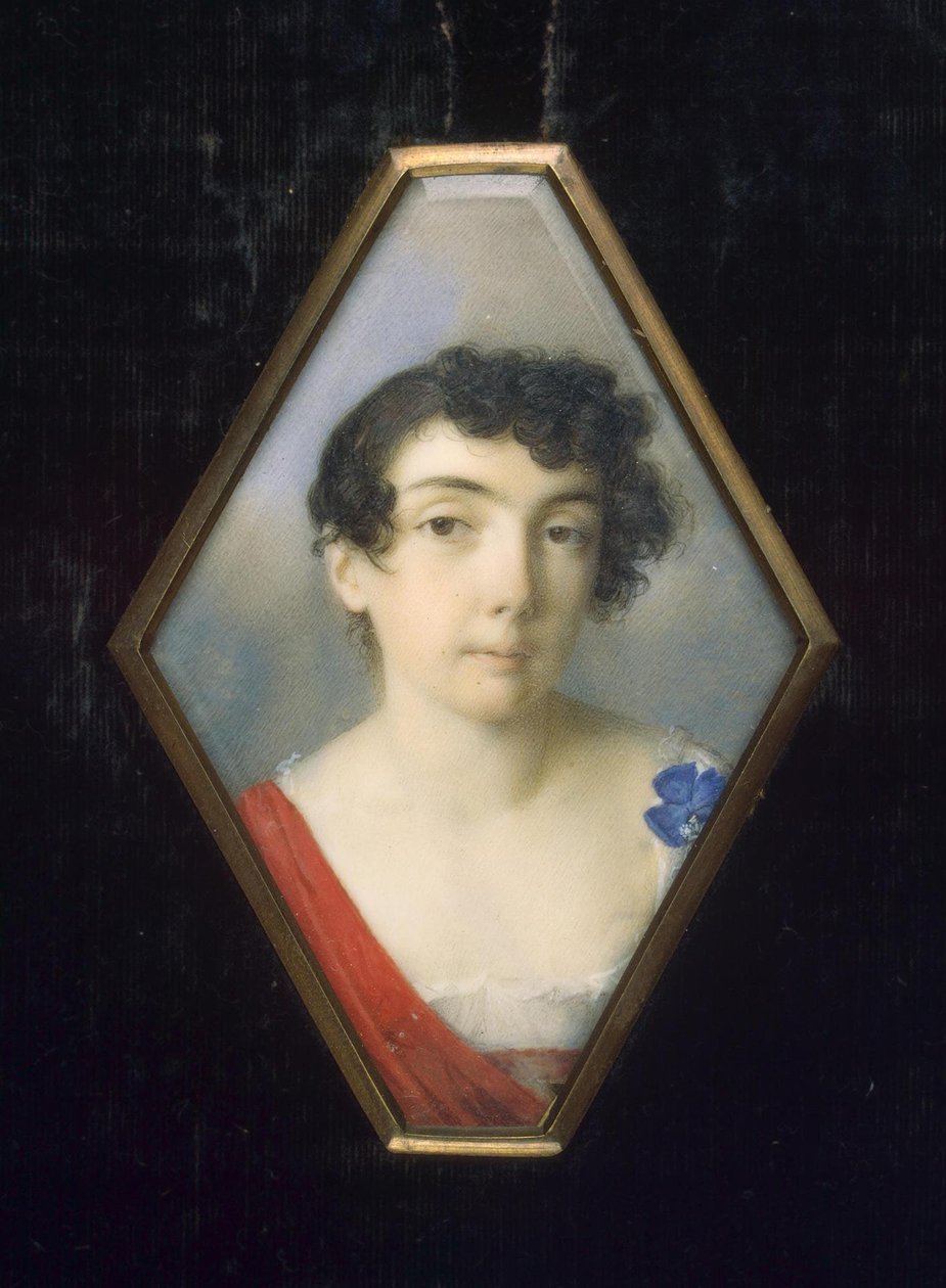 アンナ・ミハイロフナ・キトロヴォの肖像画、ゴレニシチェヴァ＝クトゥーゾヴァ旧姓1782-1846、1802年頃 作： 不明