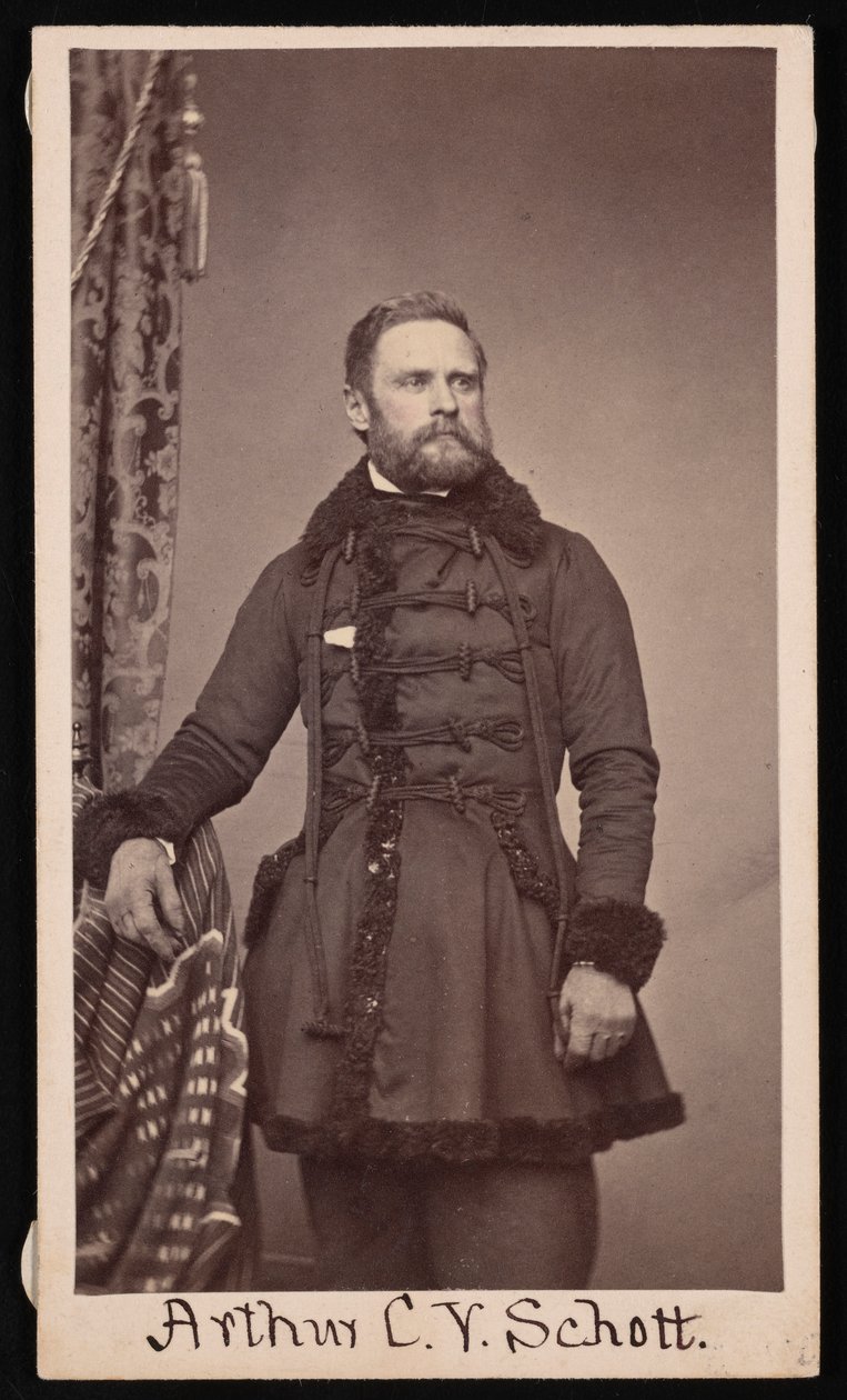 Arthur Carl Victor Schott 1814-1875 の肖像、1875 年以前。 作： 不明