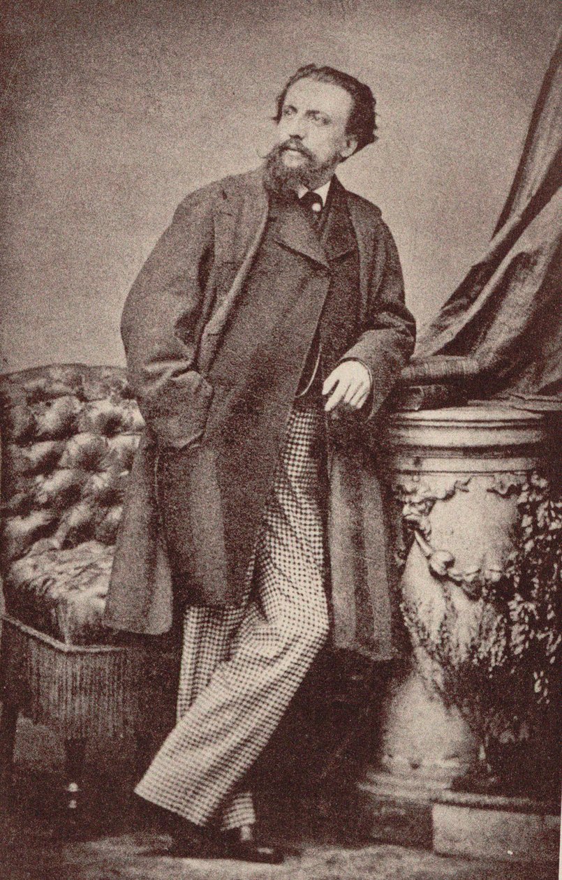 Arthur Kalkbrenner 1828-1869、1860の肖像。 作： 不明