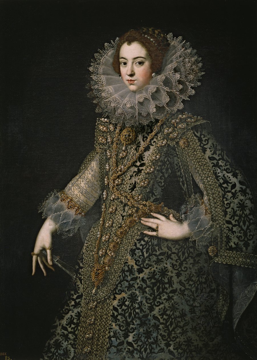 フランスのエリザベスの肖像1602-1644、スペインの女王の配偶者、c。 1620 作： 不明