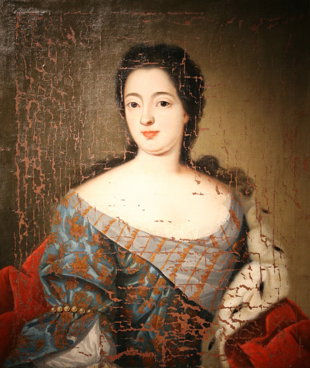 女帝エカチェリーナ1世の肖像1684-1727、18世紀初頭。 作： 不明