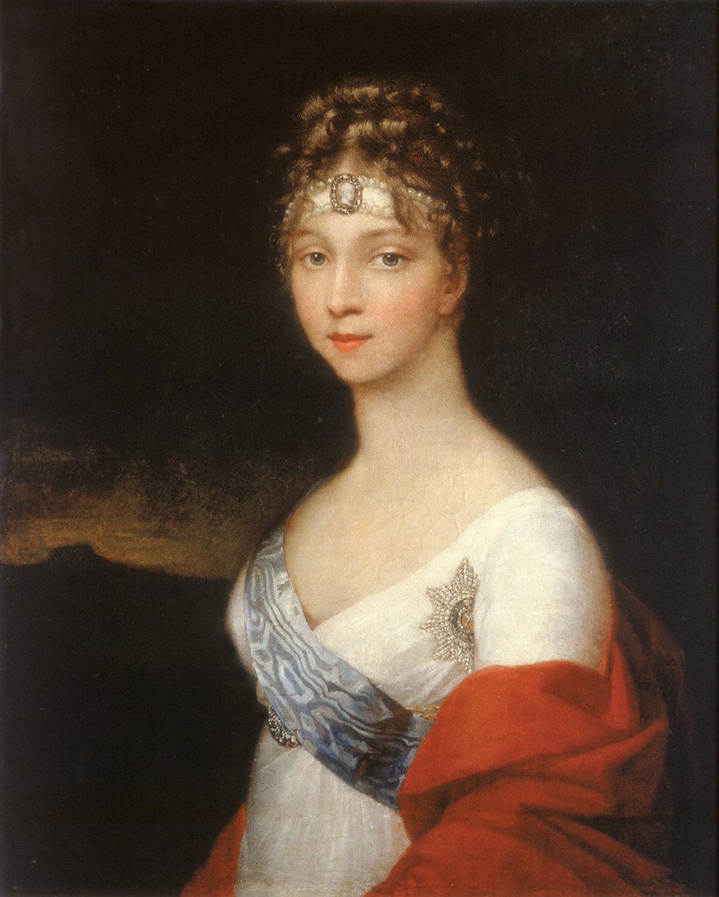 エンプレスエリザベスアレクセイエフナの肖像、バーデンのルイーズ王女1779-1826、1806年後 作： 不明