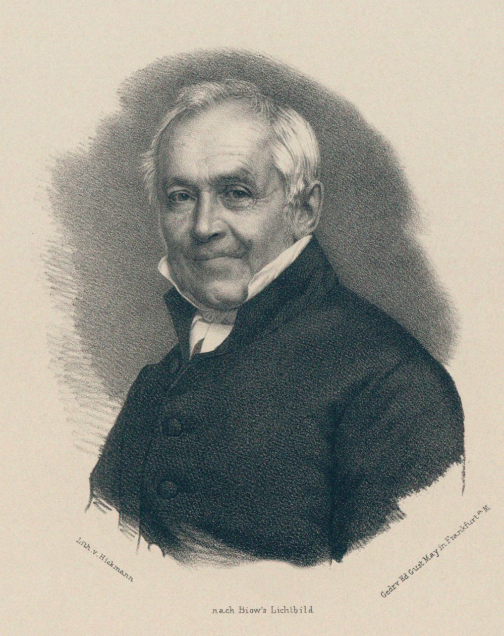 Ernst Moritz Arndt 1769-1860 の肖像。 作： 不明