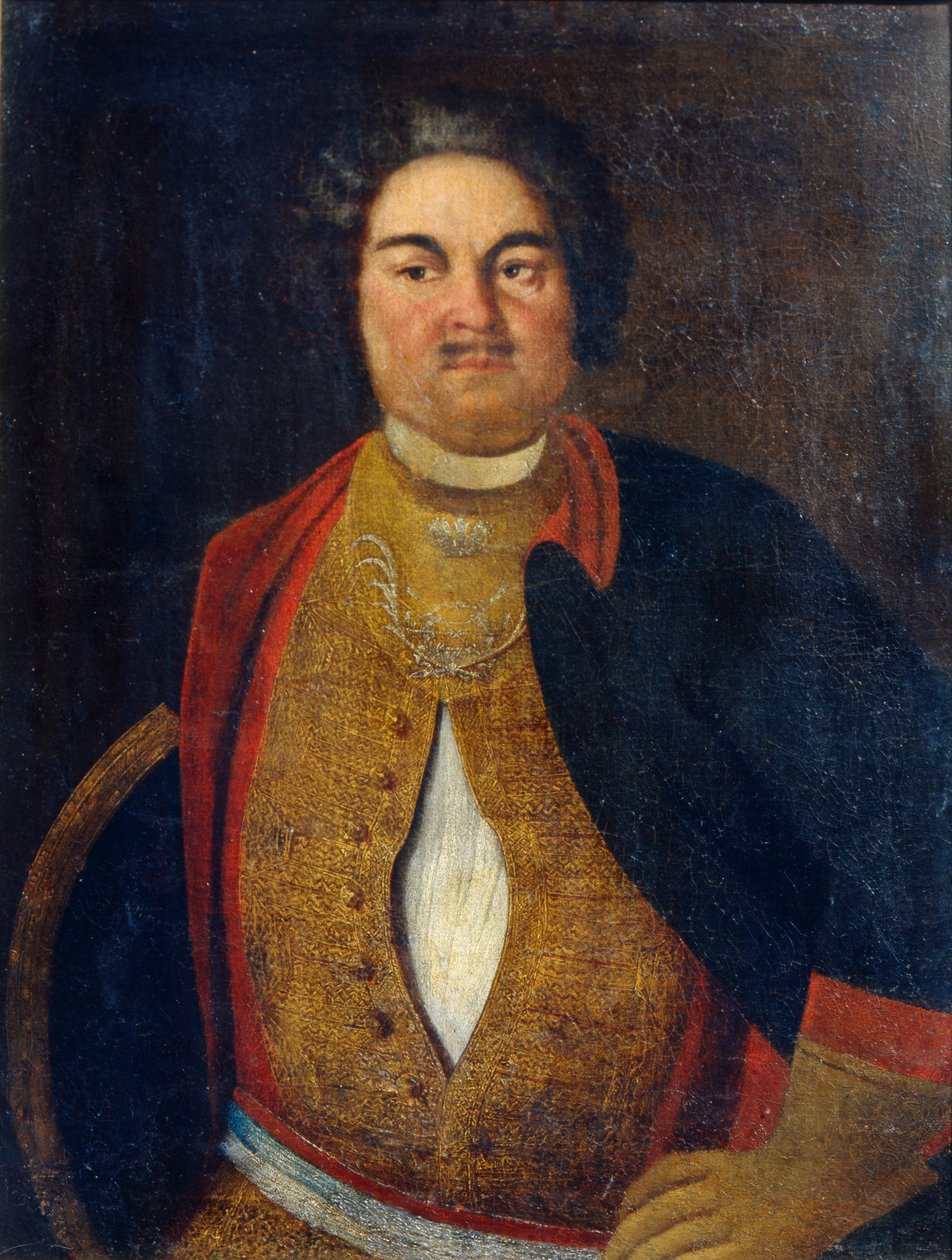 Gavriil Ivanovich Davydov 1784-1809、19世紀初頭の肖像。 作： 不明