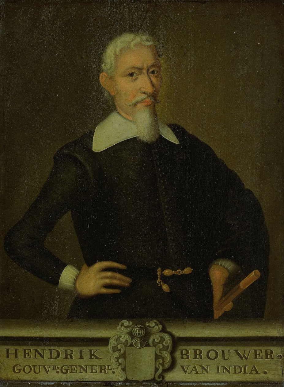 ヘンドリック・ブラウワー (1581-1643) の肖像。  別名: ヘンドリック・ブラウワー (1581-1643)。 総督 (1632-36).[1] 作： 不明